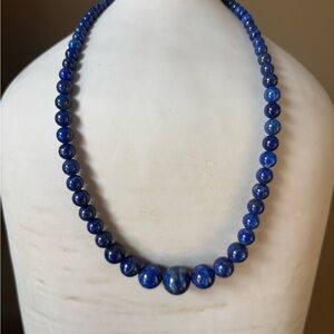 Jay King Mine Finds Lapis Lazuli Graduated Beaded Necklace
